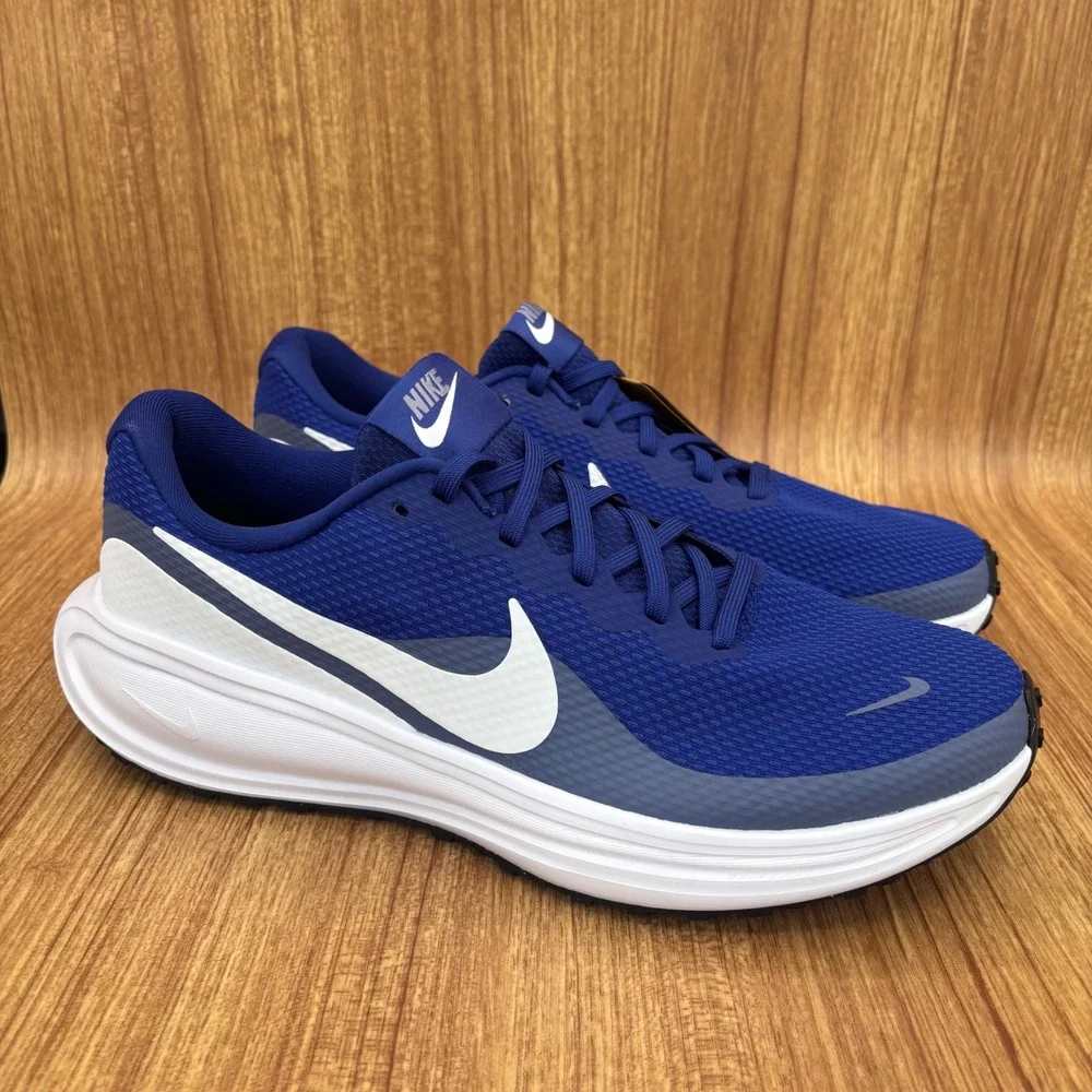 Nike Revolution 8 Running Shoes Mens 9 Blue White‎ HJ9198-401 Sneakers NEW